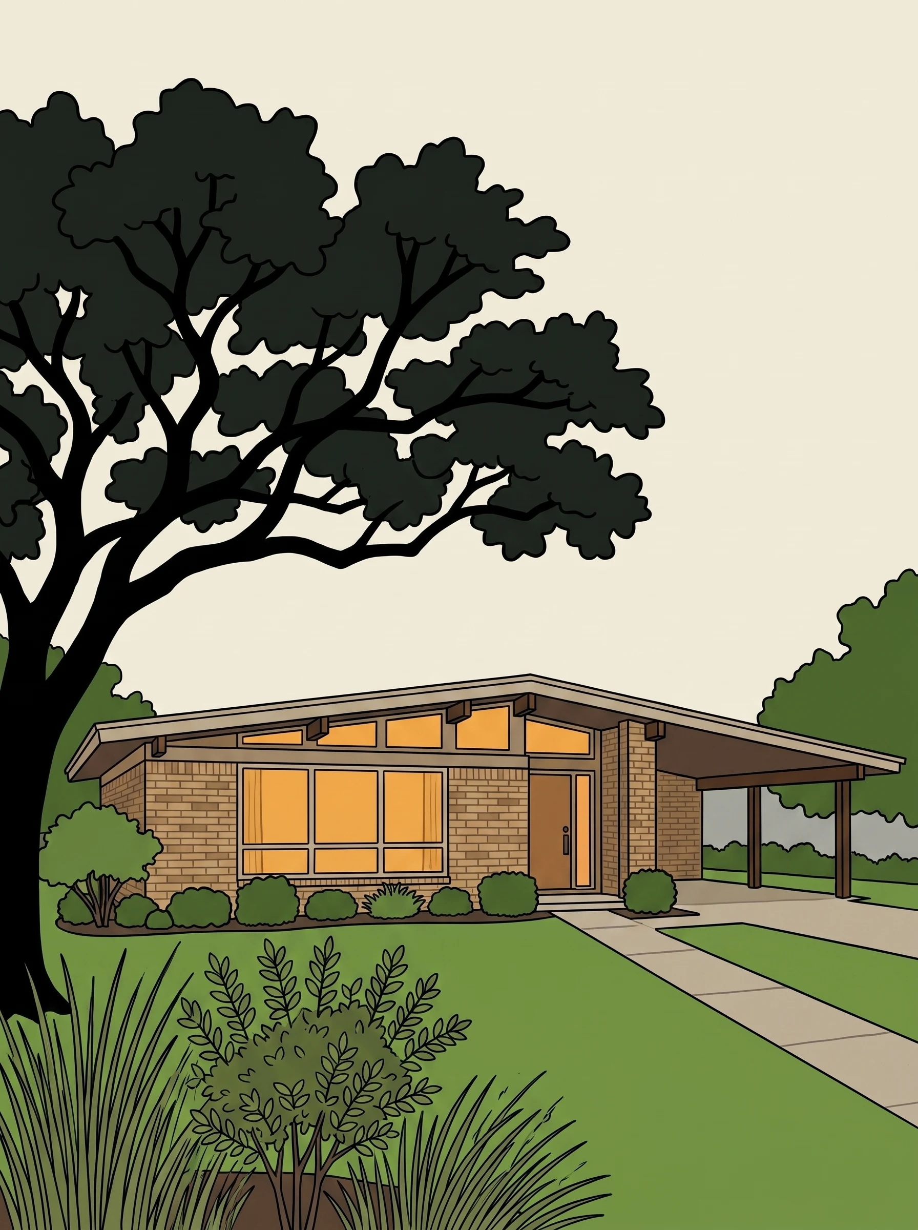 A house in Dallas County, Texas