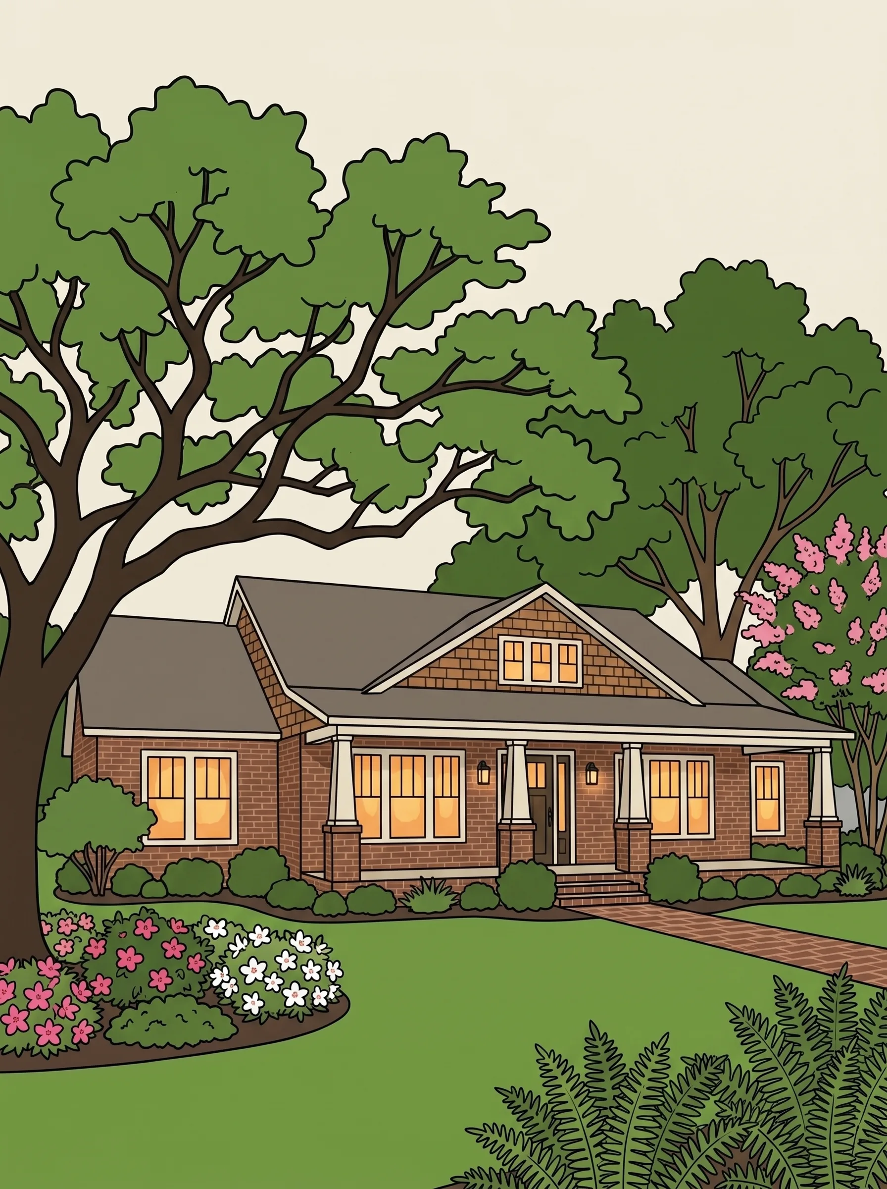 A house in Fulton County, Georgia